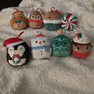 Squishmallows Holiday Plush Trio - Brown, White, Green